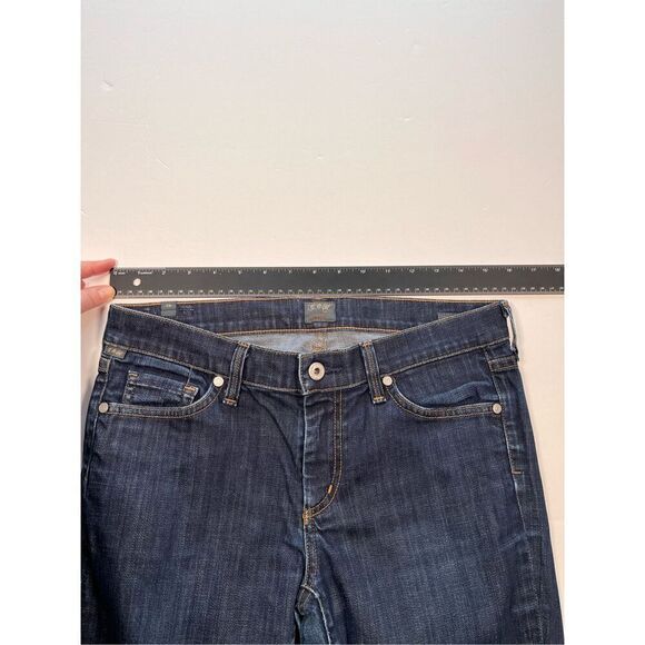 Citizens of Humanity Elson Medium Rise Straight Leg Dark Denim Jean Size 28 EUC - Picture 6 of 13
